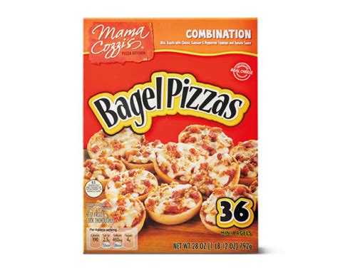 Mama Cozzis Pizza Kitchen Mini Pizza Bagels 28 Oz Aldi Us