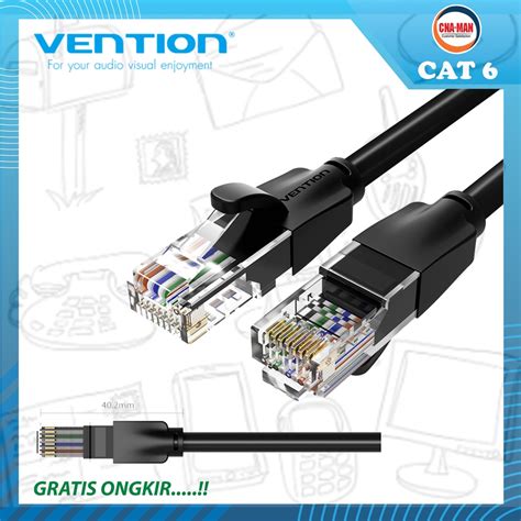 Jual Vention Kabel LAN Cat6 UTP Gigabit Ethernet RJ45 Network 2m 3m 5m