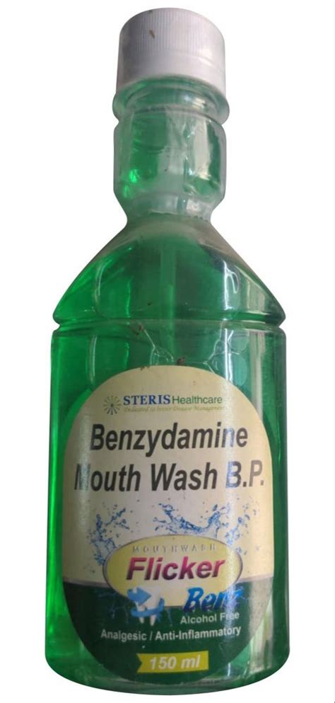 Syrup Benzydamine Mouthwash B.p at Rs 155/bottle in Dausa | ID: 25018472873