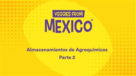 Almacenamiento de agroquímicos Parte II YouTube