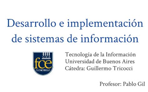 Desarrollo E Implementaci N De Sistemas Informaci N By Heda Ayel N