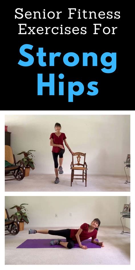 Hip Strengthening Exercises For Seniors Fitness With Cindy Hip