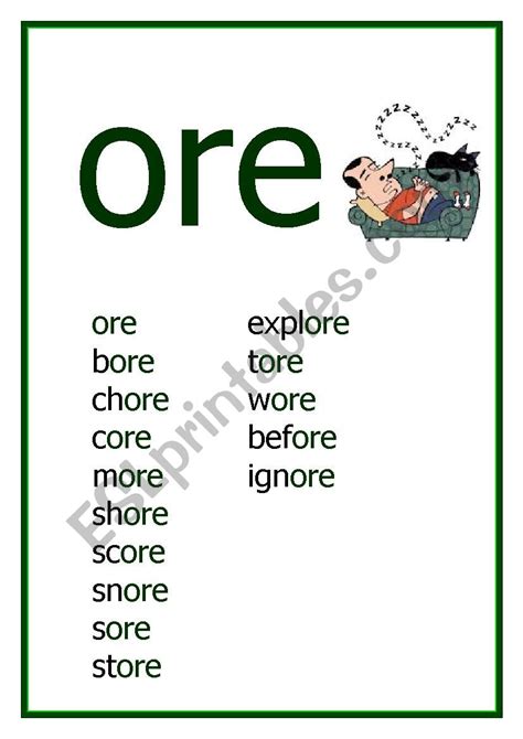 Ore Reading Worksheet Esl Worksheet By Kinniejane