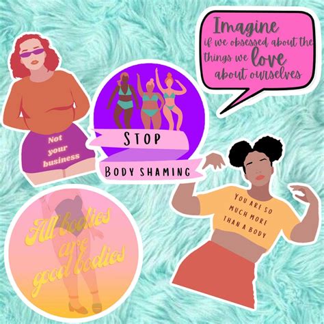 Body Positive Sticker Bundle Etsy