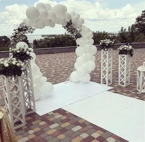 Ceremony Round Wedding Arch 91 Height Passable Circle Wedding Arch