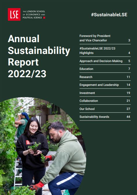 Annual Sustainability Reports And Progress