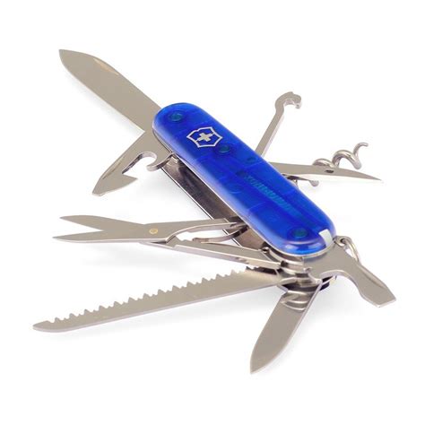 Navaja Suiza Victorinox Multiusos Huntsman 15 Usos Azul TranslÚcido
