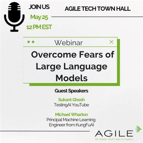 Agile Tech Town Hall Webinar Agile