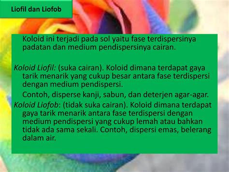 Sifat Sifat Koloid T Ppt