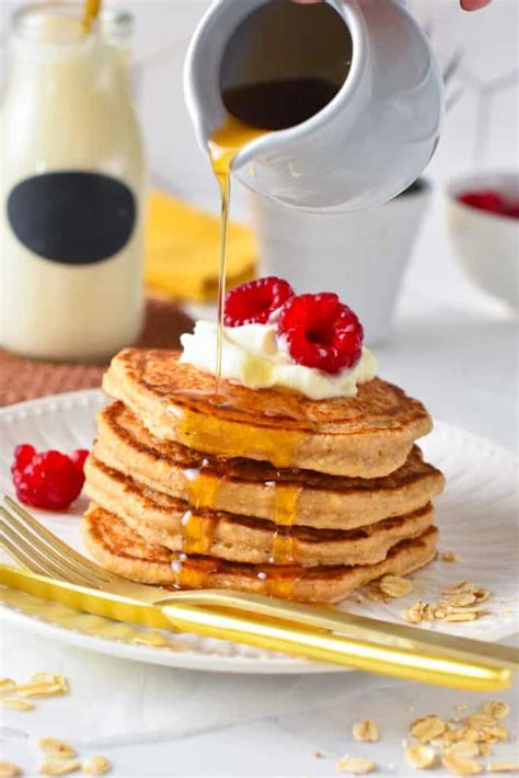 Greek Yogurt Protein Pancakes (30g Protein) - Sweet As Honey