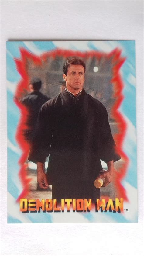 Sběratel Karty 1993 Warner Bros Sylvester Stallone Demolition Man 39