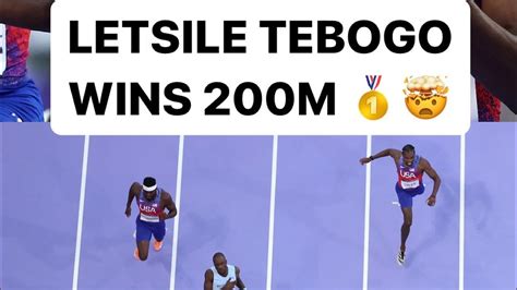 Botswana S Letsile Tebogo Wins Men S Olympic M Gold Youtube