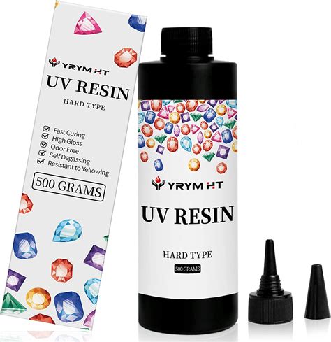 Amazon co jp YRYM HT UV樹脂キット 500g クリスタルクリア ハードタイプ 接着剤 紫外線硬化樹脂 ジュエリー