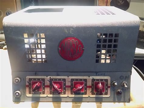 Vintage Masco Ma 25p Tube Amplifier Blues Harp Reverb