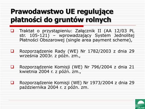 Ppt Zasady Przyznawania P Atno Ci Do Grunt W Rolnych W Roku