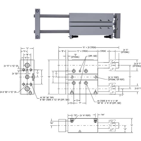 Et 2025 Eebmp Pneumatic Linear Actuators Imi Bimba Shepherd Controls