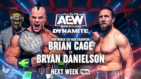 Aew Dynamite January 25 Danielson V Cage 2 Tag Matches Set