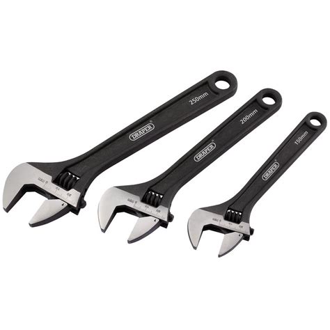 Adjustable Wrench Set (3 Piece) - J.L. Bradshaw