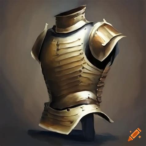 Oil Painting Of A Shining Armor Chestplate On Craiyon