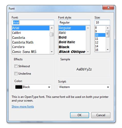 Windows Controls The Font Dialog Box Hot Sex Picture