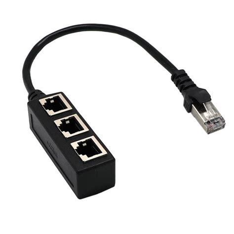 Wildlead Rj Y Splitter Adaptador A Puertos Ethernet Switch Cable