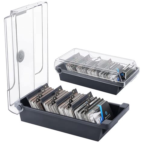 Buy Maxgear Business Card Holder For Desk Business Card Case Organizer