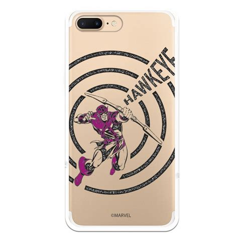 Funda Oficial De Marvel Hawkeye Diana Transparente Para IPhone 8 Plus