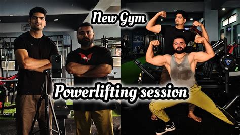 Aaj Dost Ke Saath Workout Kiye Uske Gym Me 😤💪🏻 Tagda Powerlifting