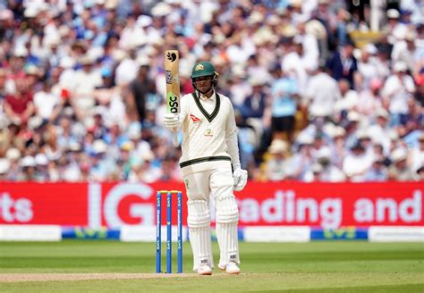 Usman Khawaja celebrates reaching a half-century | ESPNcricinfo.com