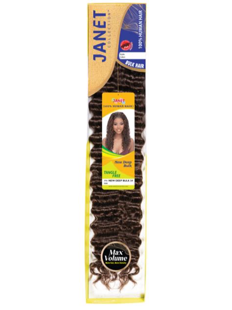 Janet Collection 100 Human Hair NEW DEEP BULK Limited Edition