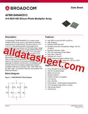 Afbr S N C Datasheet Pdf Broadcom Corporation