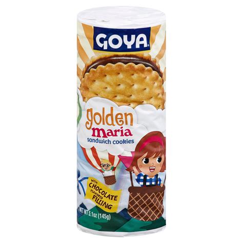 Goya Golden Maria Chocolate Filled Sandwich Cookies Shop Cookies At H E B