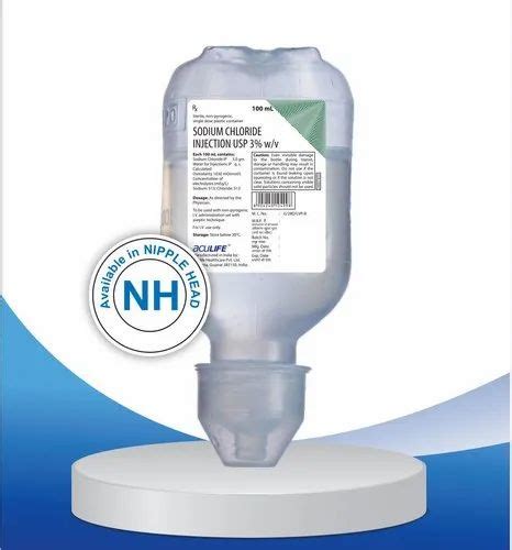 Ml Sodium Chloride Injection Packaging Type Bottle At Box