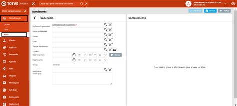 Cross Segmentos SFA Criar Novo Atendimento Central De Atendimento