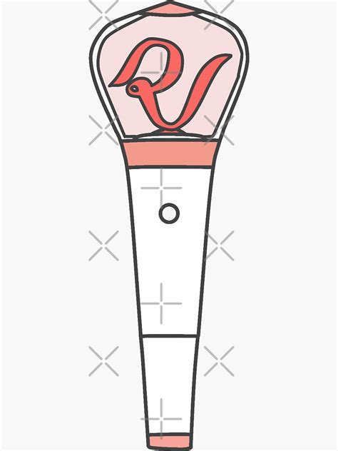 RED VELVET Lightstick Sticker For Sale By Penghwall Redbubble