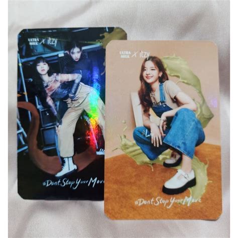 Jual Photocard Ultra Milk X Itzy Lia Ryujin Chaeryeong Shopee Indonesia