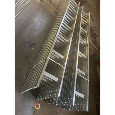 Gi Ms Hot Dip Perforated Cable Tray Galvanized Iron Any Color Normal Deflection Warranty