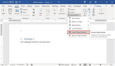 How To Add And Format Page Numbers In Microsoft Word Fix Type