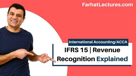 Ifrs Revenue Recognition Revenue From Contract With Customers