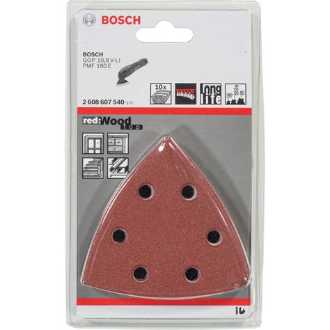 Bosch Schleifblatt Pro für Dreieckschleifer 93 mm 10 teilig kaufen bei OBI