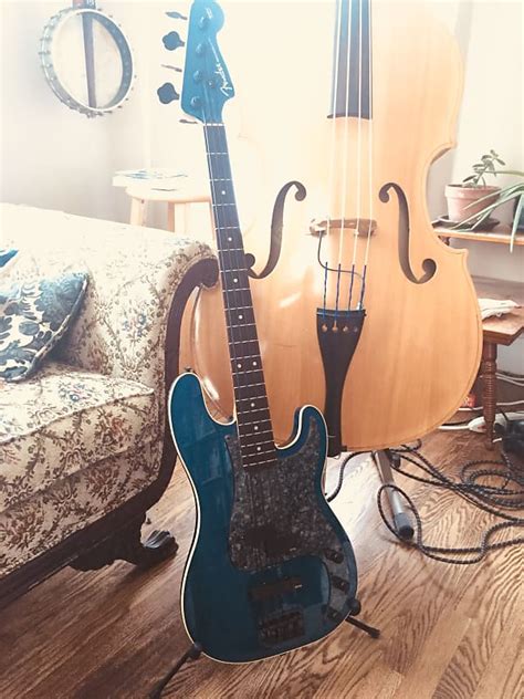 Fender Aerodyne Precision Bass Special Blue W Hipshot Reverb