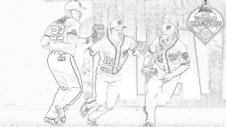 Washington Nationals Colouring Pages Colouring Pages Coloring Home