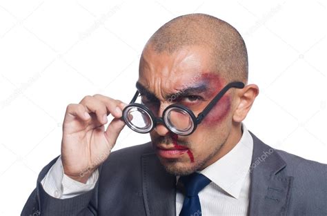 Badly beaten businessman Stock Photo by ©Elnur_ 48215201