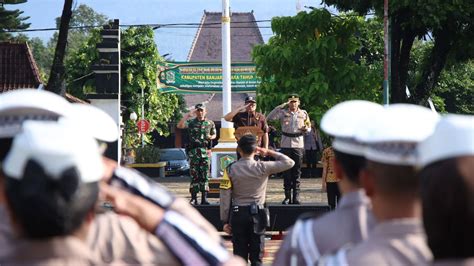 Jelang Hari Raya Idul Fitri Polres Banjarnegara Gelar Apel