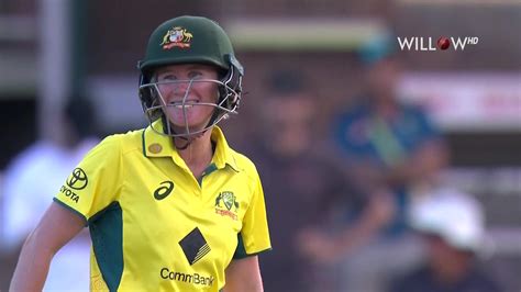 Beth Mooney Runs Vs South Africa Women Ausw Vs Saw Rd Odi Match