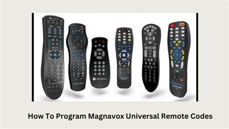 How To Program Magnavox Universal Remote Codes Updated