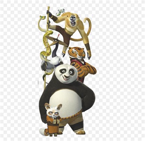 Po Tigress Master Shifu Giant Panda Kung Fu Panda Png X Px