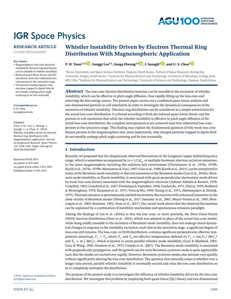 Whistler Instability Driven By Electron Thermal Ring Distribution With