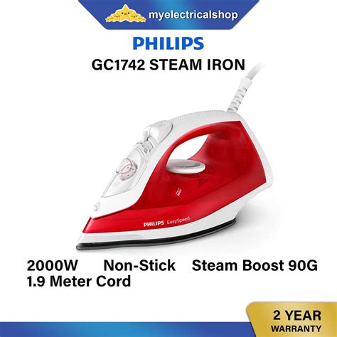 Philips Gc Easyspeed Steam Iron W Shopee Malaysia