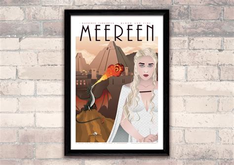 Poster Daenerys Targaryen Game Of Thrones Affiche Affiche